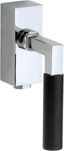 SKG3 Draaikiepgarnituur afsluitbaar Bauhaus ebben glans chroom