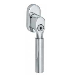 SKG2 Draaikiep sluiting Bauhaus/ovaal glans chroom