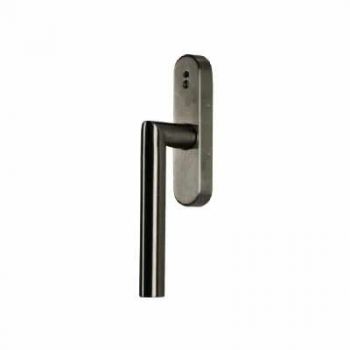 Veiligheids raamkruk L-model  Luxe-Steel, RVS afsluitbaar, SKG**® 