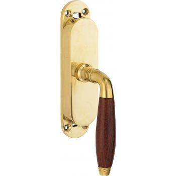Krukespagnolet Bonton bubinga Links messing ongelakt