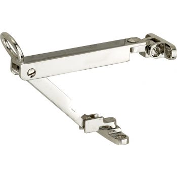 Combi uitzetter wegdraaibaar 215mm glans nikkel