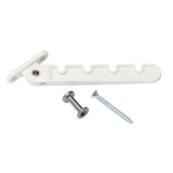 Kierstandhouder wit kunststof, 4 standen