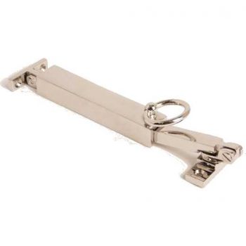 Raamuitzetter wegdraaibaar 150mm, glans nikkel