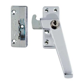 Raamboom AXA 3319, Aluminium F1 rechtswijzend met cilinderslot SKG*®
