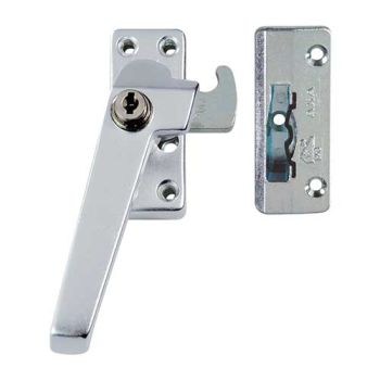 Raamboom AXA 3319, Aluminium F1 linkswijzend met cilinderslot SKG*®