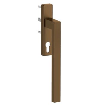 Hefschuifdeurgreep PC Brons F4 (binnenzijde fijnstructuur)