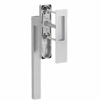 Hefschuifdeurgreep PC Aluminium F1 (binnenzijde geslepen)