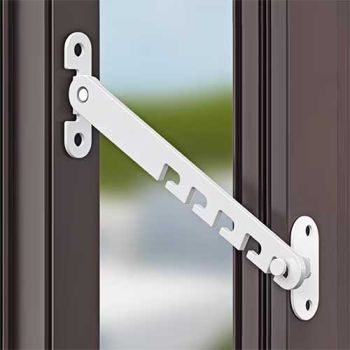 5 standen kierstandhouder wit 165 mm