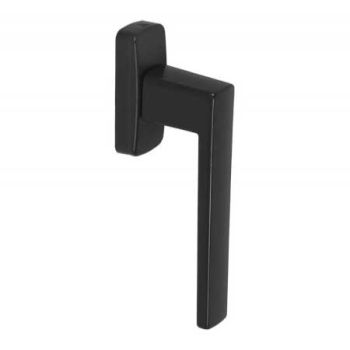 Raamkruk Draaikiep greep Quadrat, zwart RAL 9005