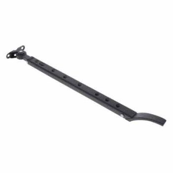 Raamuitzetter 30 cm verstelbaar met stelpen, zwart