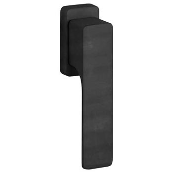 Draaikiep raamkruk Minimal mat zwart PVD