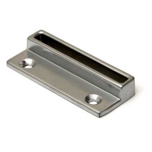 Sluitplaat voor Raamboom tbv buitendraaiende ramen/deuren RVS Finish