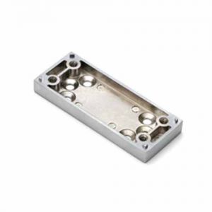 Onderlegplaat smal kozijn t.b.v. Raamboom , RVS Finish