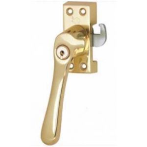 SKG Raamsluiting Linea Links messing gelakt