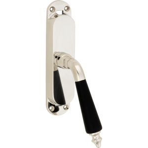 Krukespagnolet Antique ebben glans nikkel RS