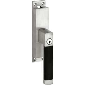 Krukespagnolet afsluitbaar Dual mat nikkel ongelakt RS