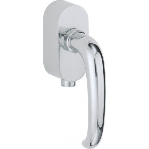 SKG2 Draaikiepgarnituur afsluitbaar Halfsabel/Elegant glans chroom