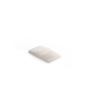 Oploopspie/sluitplaat charisma 4 mm wit