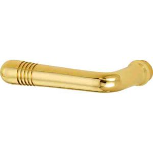 Deurkruk Deco (gatdeel) links wijzend messing gelakt