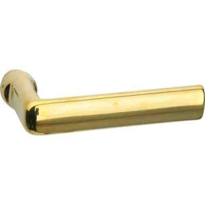 Deurkruk Padania (gatdeel) rechts wijzend messing ongelakt