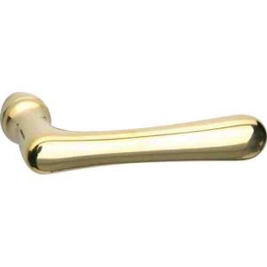 Deurkruk Linea (gatdeel) Rechts wijzend messing ongelakt