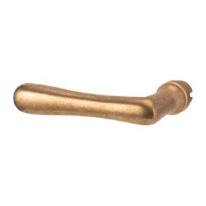 Deurkruk Linea (gatdeel) links wijzend Antiek messing