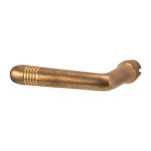 Deurkruk Deco (gatdeel) links wijzend Antiek messing