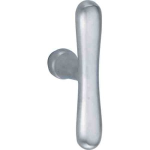 Deurkruk Linea (gatdeel) T-model Mat chroom